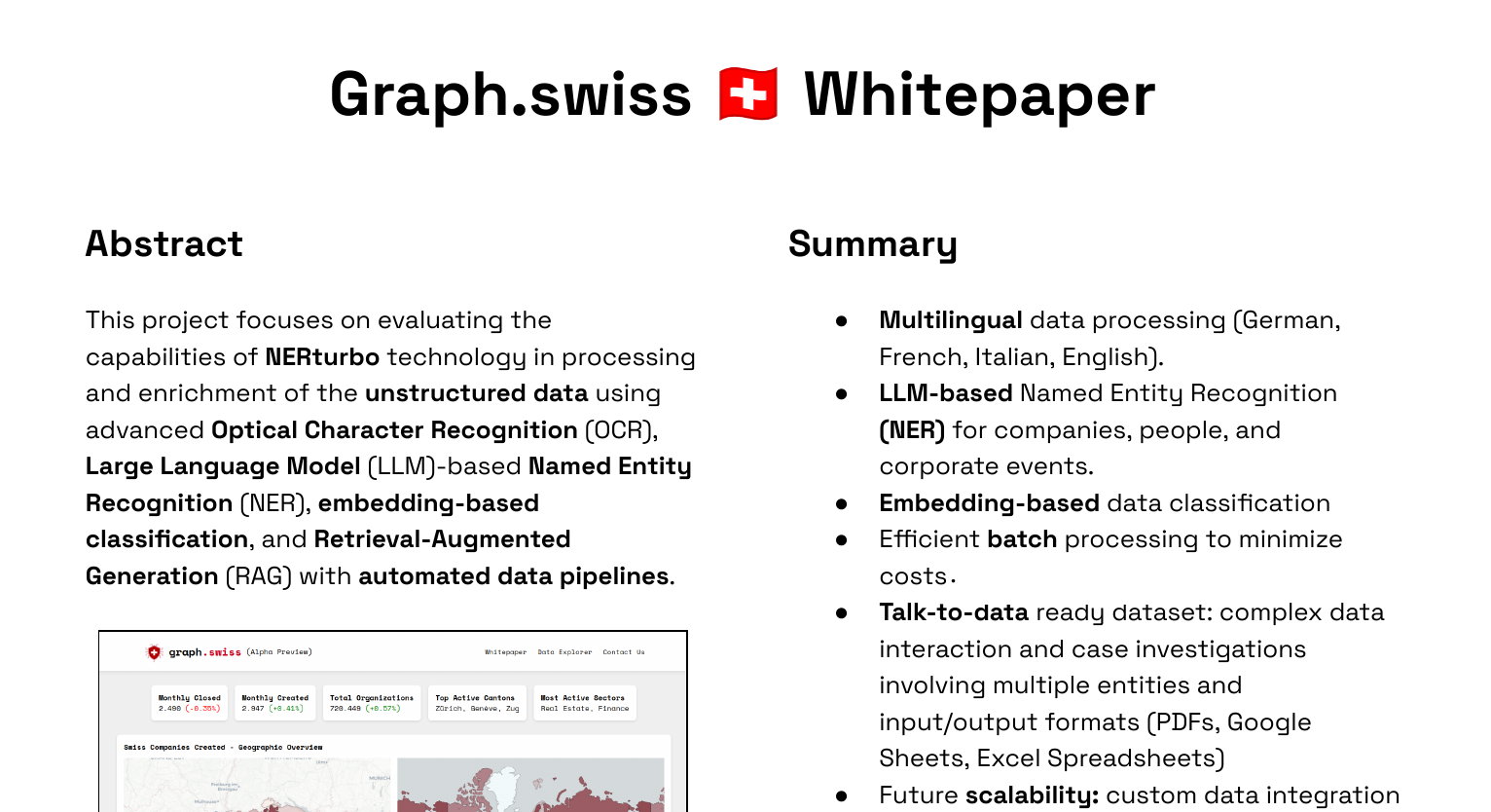 Swiss Graph Demo